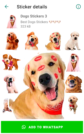 Screenshot Cute Dog Stickers for WhatsApp