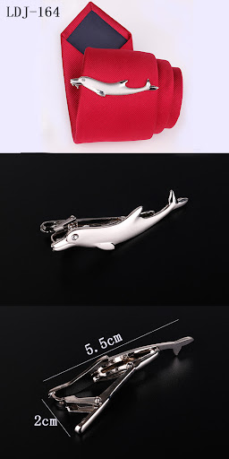 Title 5, Cartoon Style Metal Tie Clip for Mens Clothing...