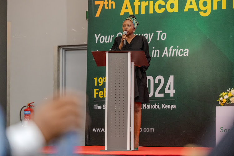 The First Daughter, Charlene Ruto during the 7th Africa Agri Expo on 19th February, Nairobi