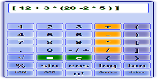 Calculator Parentheses [ ]