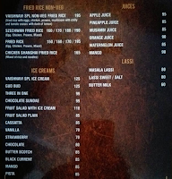 Vaishnavi Palace Bar & Restaurant menu 3