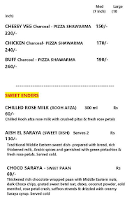 Charcoal Shawarma And Tandoor Kulfi menu 3