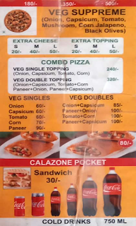 The Pizza Passion menu 2