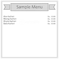 Agarwal Kachori Corner menu 1