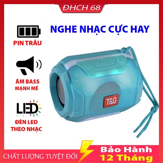 Loa Bluetooth Không Dây Mini A005 Đèn Led Theo Nhạc Âm Bass Mạnh Hỗ Trợ Lắp Thẻ Nhớ Hàng Cao Cấp