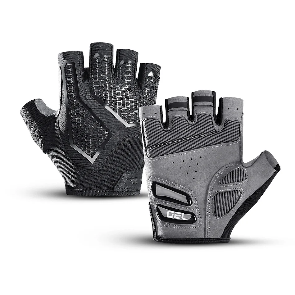 Luvas de ciclismo sem dedos para homens e mulheres. Conforto e controle aprimorados. Ideal para pedalar no verão, com respirabilidade.