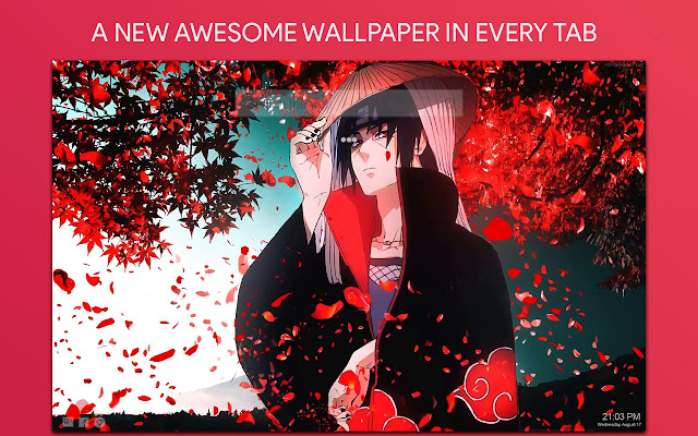 Itachi Live Wallpaper HD Custom New Tab