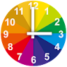 Rainbow Clock icon