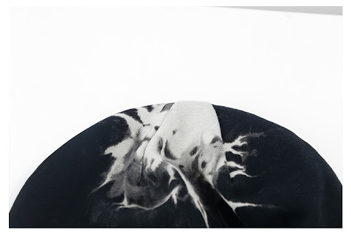 Title 7, Autumn and Winter Tie-dye Black Pile Hats for M...