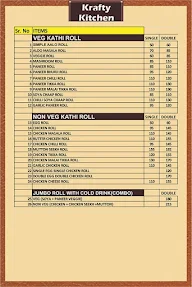 Krafty Kitchen menu 2