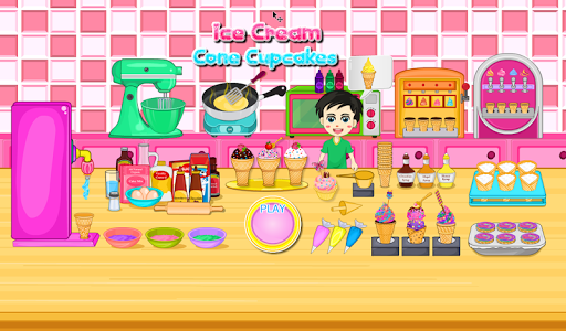 Screenshot Cooking Ice Cream Cone Cupcake