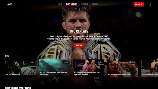 Explore Different Eras at UFC Fight Pass