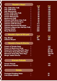 The Royale Tandoor menu 8