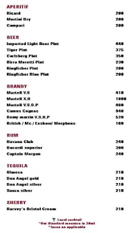 Nectar menu 1