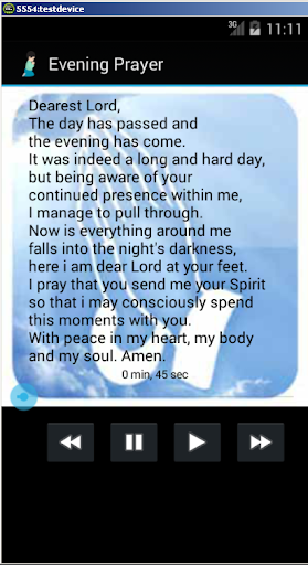 Bedtime Prayer