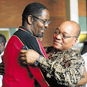 PALS NO MORE: Vavi with Zuma