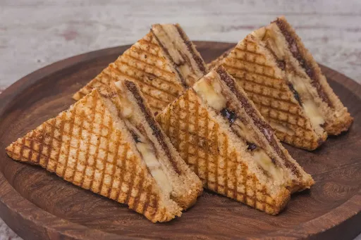 Caramel Choco Banana Sandwich