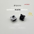 Switch Gateron Black Ks - 8 5Pin Bottom Đen Công Tắc Thay Thế Cho Bàn Phím Cơ Chính Hãng Gateron Black Switch 60G