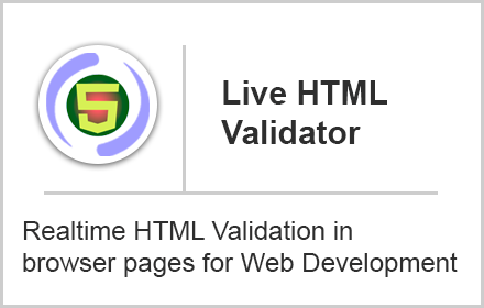 Live HTML Validator small promo image
