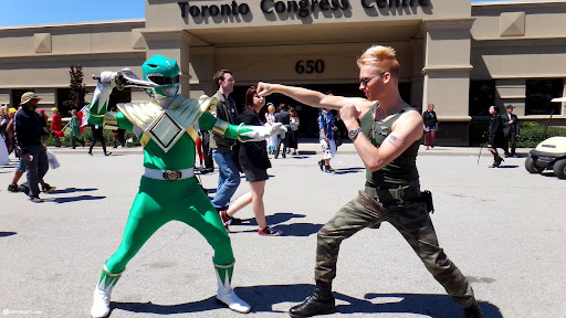 GUILE getting rid of this annoying GREEN power ranger in Toronto, Canada 