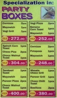 Chaatwich menu 1