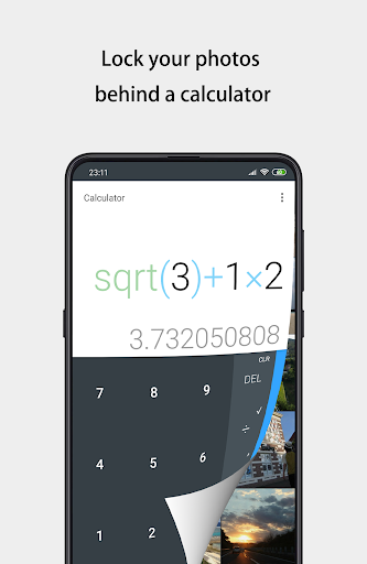 Screenshot Calculator - hide photos