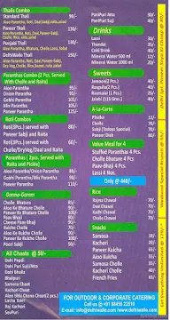 Delhi Walle menu 2