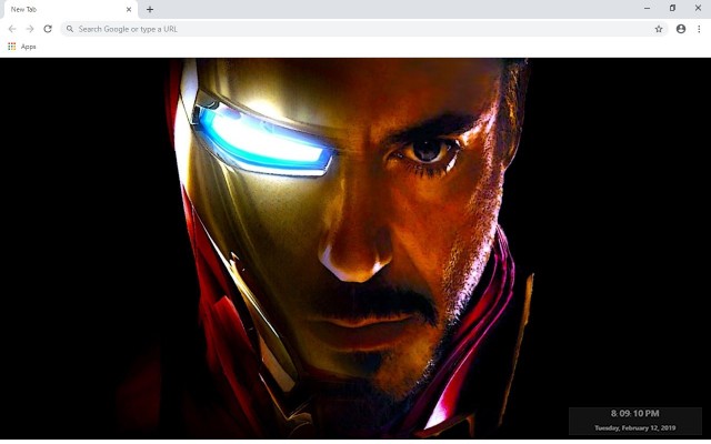 アイアンマンの新しいタブ 壁紙集