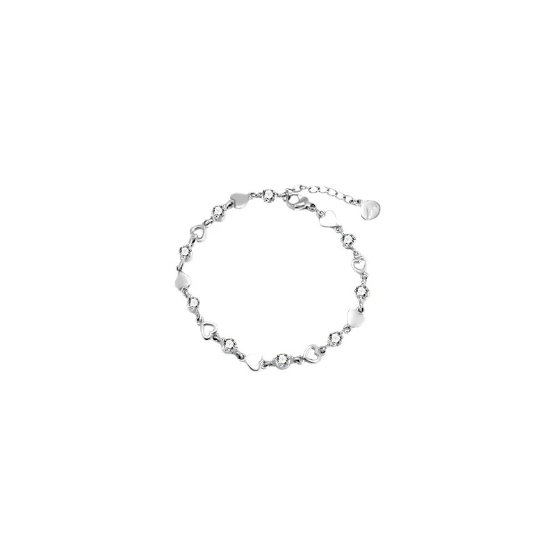 Bracelet Coeur Creux au Design Simple et Spécial Un bijou idéal pour exprimer l'amour et ajouter une touche de romantisme discrète