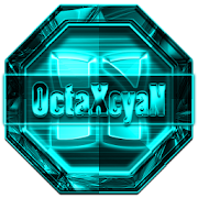 NEXT LAUNCHER THEME OctaXcyaN 1.01  for Icon