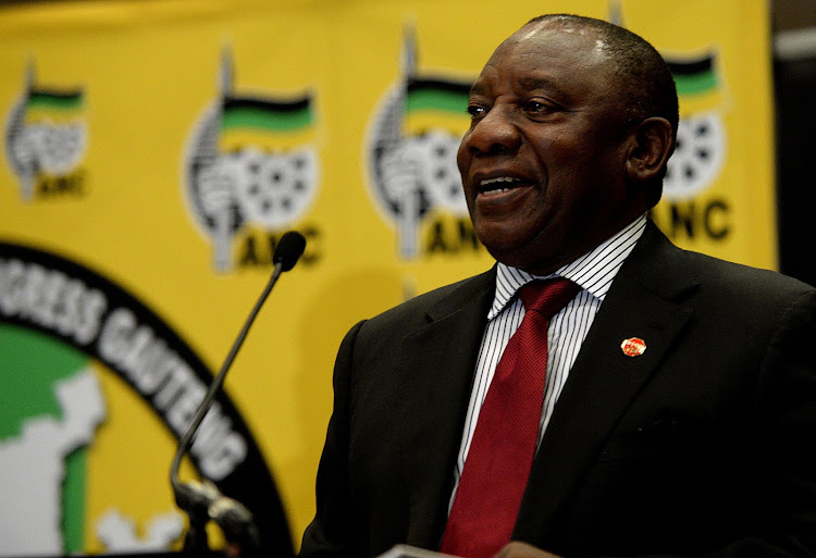 South African President Cyril Ramaphosa.