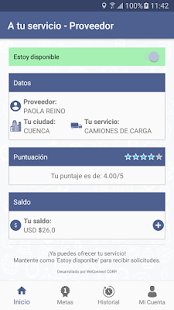 A tu servicio - Proveedor