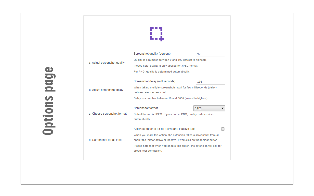 Page Screenshot Chrome Extension Image 3