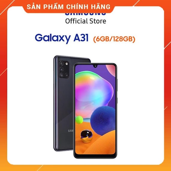 Điện Thoại Samsung Galaxy A31 6Gb/128Gb - Hàng Mới Nguyên Team Nguyên Seal Full Phụ Kiện Đi Kèm