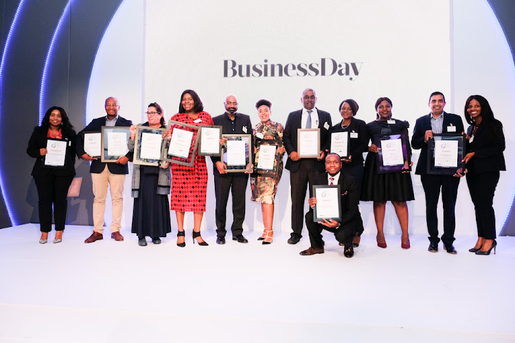 Winners from the 2019 Absa Business Day Supplier Development Awards. Picture: SUPPLIED