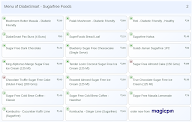 DiabeSmart - Sugarfree Foods menu 2