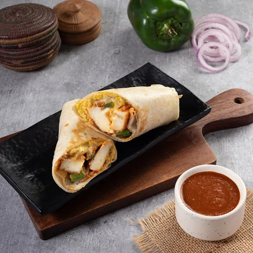 Spicy Corn Tortilla Wrap With Paneer Or Tofu