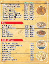 Rajbhoj Family Restaurant menu 3