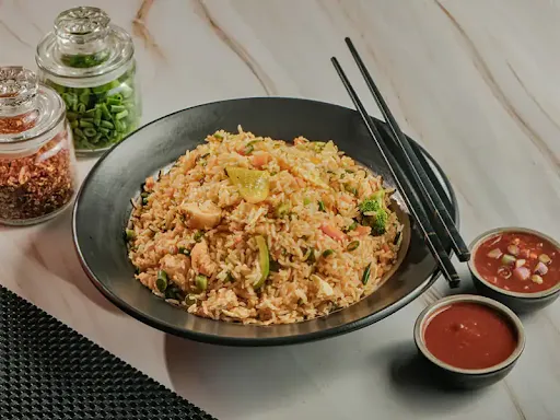 Chicken Singapore Fried Rice