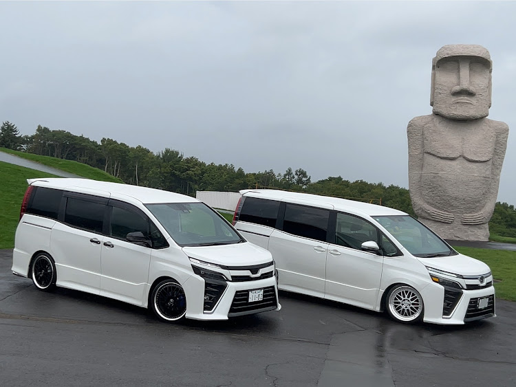 ヴォクシーのフォロワーさんに感謝✨・いいね、コメントありがとうございます。・workwheels・コラボ！！・おじさんの休日に関するカスタム事例の投稿画像6枚目