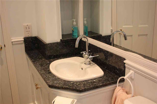 Blue Pearl granite vanity top