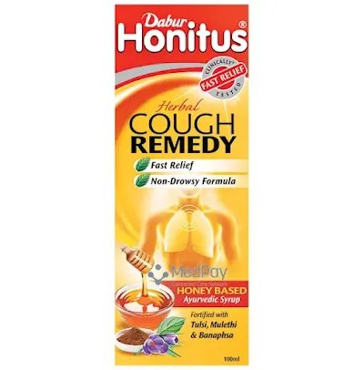 Dabur Honitus Herbal Cough Remedy 100 Ml