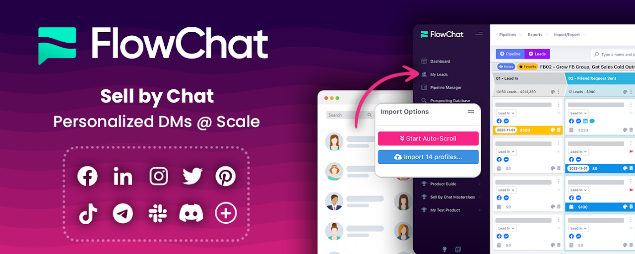 FlowChat - Multi-Platform Chat Management Preview image 1