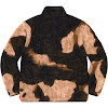 supreme®/the north face® bleached denim print fleece jacket fw21