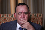 Guatemala's president, Alejandro Giammattei. File photo.