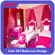 Cute Girl Bedroom Design  Icon