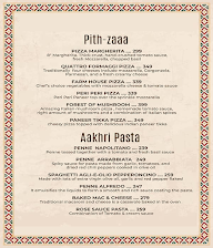 Gharana - The Vintage Dining menu 7