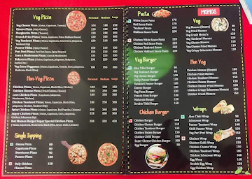 Hot Momo's & Burgers menu 