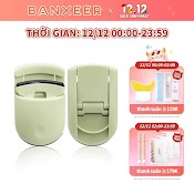 Dụng Cụ Bấm Cong Lông Mi Banxeer Mini 2 Màu Sắc Thiết Kế Di Động Dễ Sử Dụng 24G