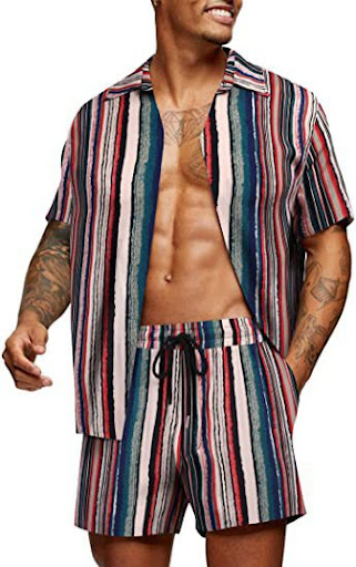 Title 14, Youth Hawaiian Floral Print Casual Shirt Set. P...